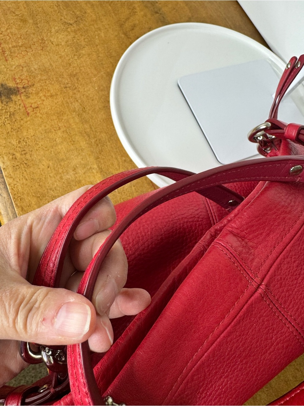 Coach Brooke Pebbled Leather Hobo Bag - Picture 14 of 14